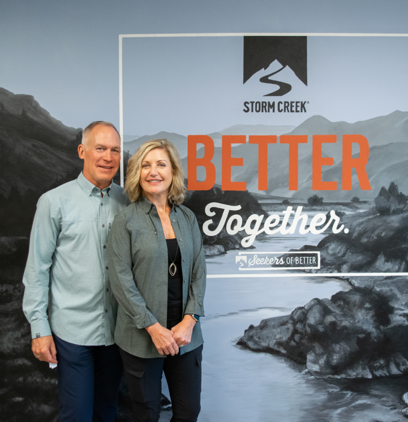 Our Founder and CEO, Doug and Teresa