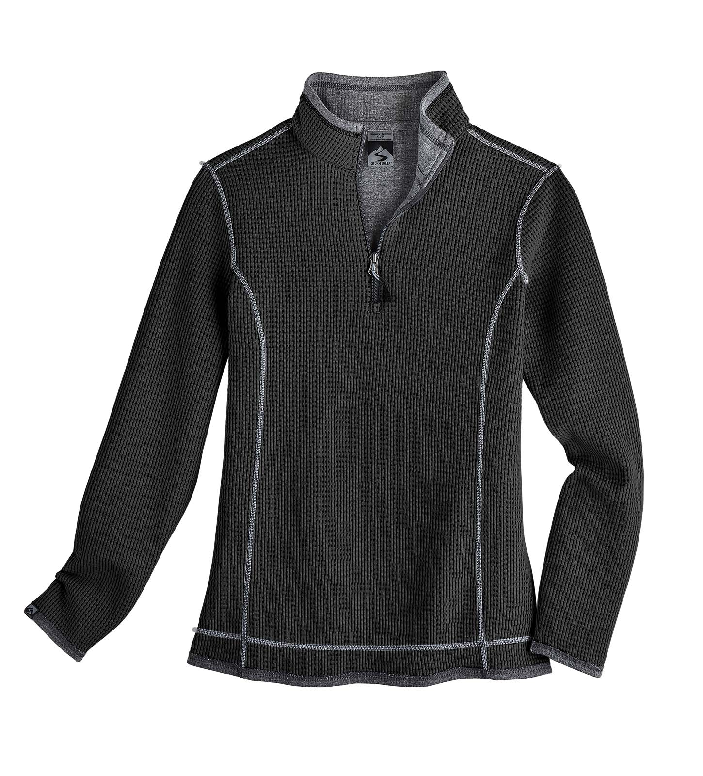 Women's Maverick Waffle Knit Quarter Zip Pullover – Storm Creek