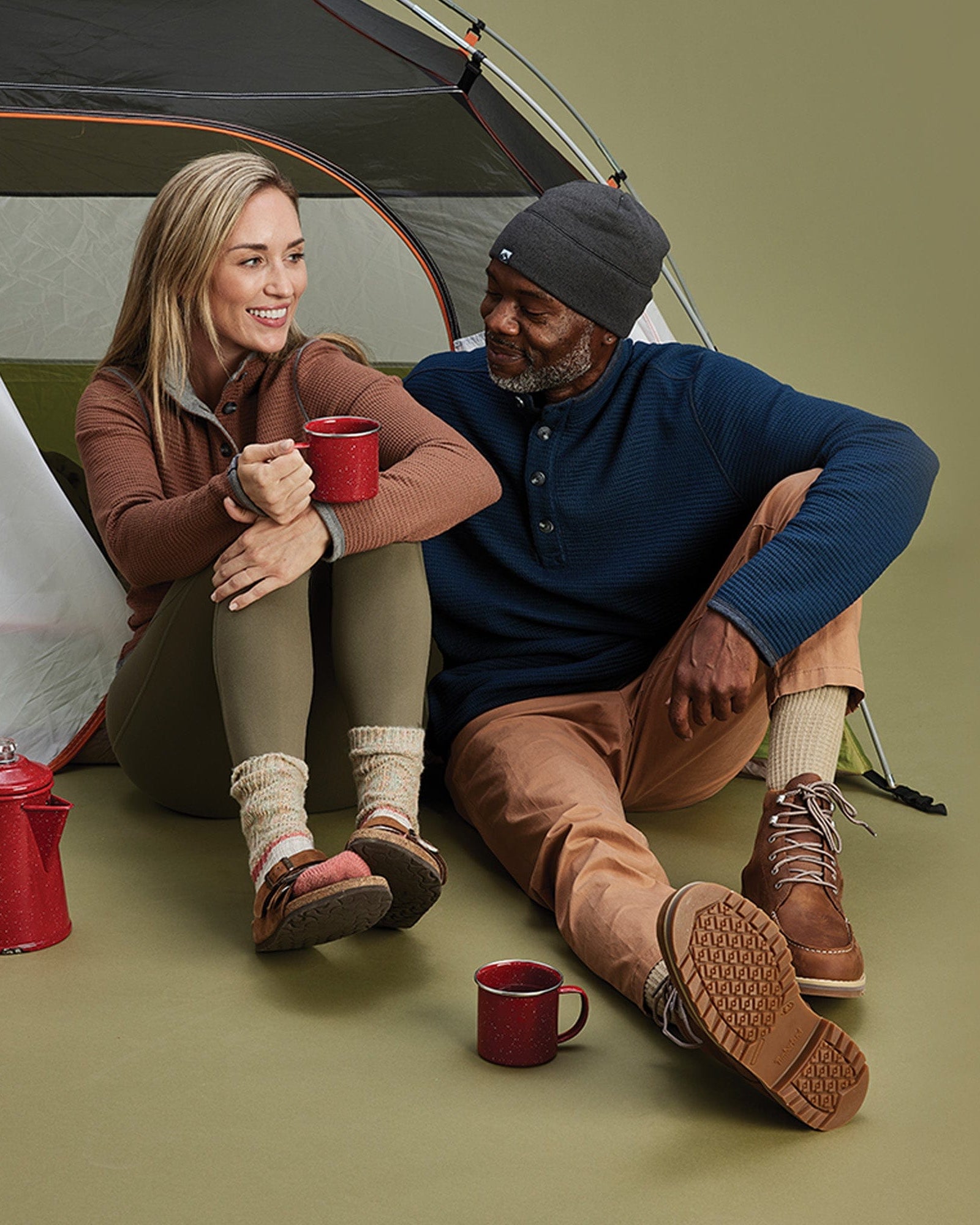 Men's Maverick Waffle Knit Button-Up Pullover – Storm Creek